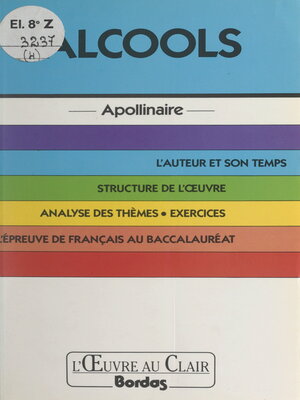 cover image of Alcools, Apollinaire